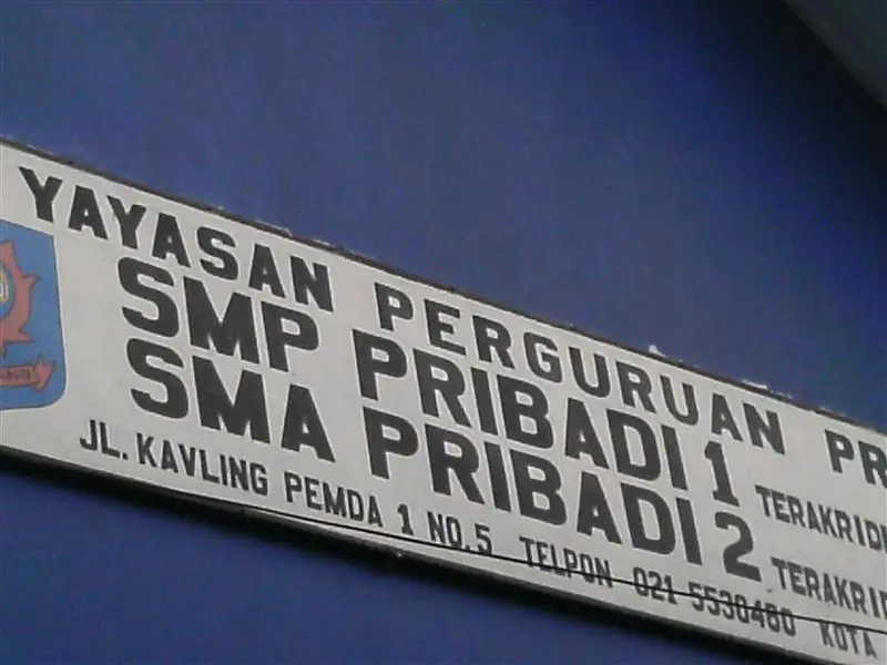 SMAS PRIBADI 2