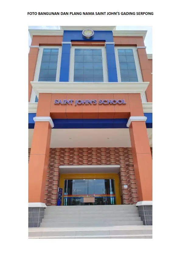 Saint John's School Pagedangan